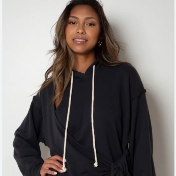 Sweatshirt R G Kane wrap hooded sweatshirt NWT - Picture 3 of 6